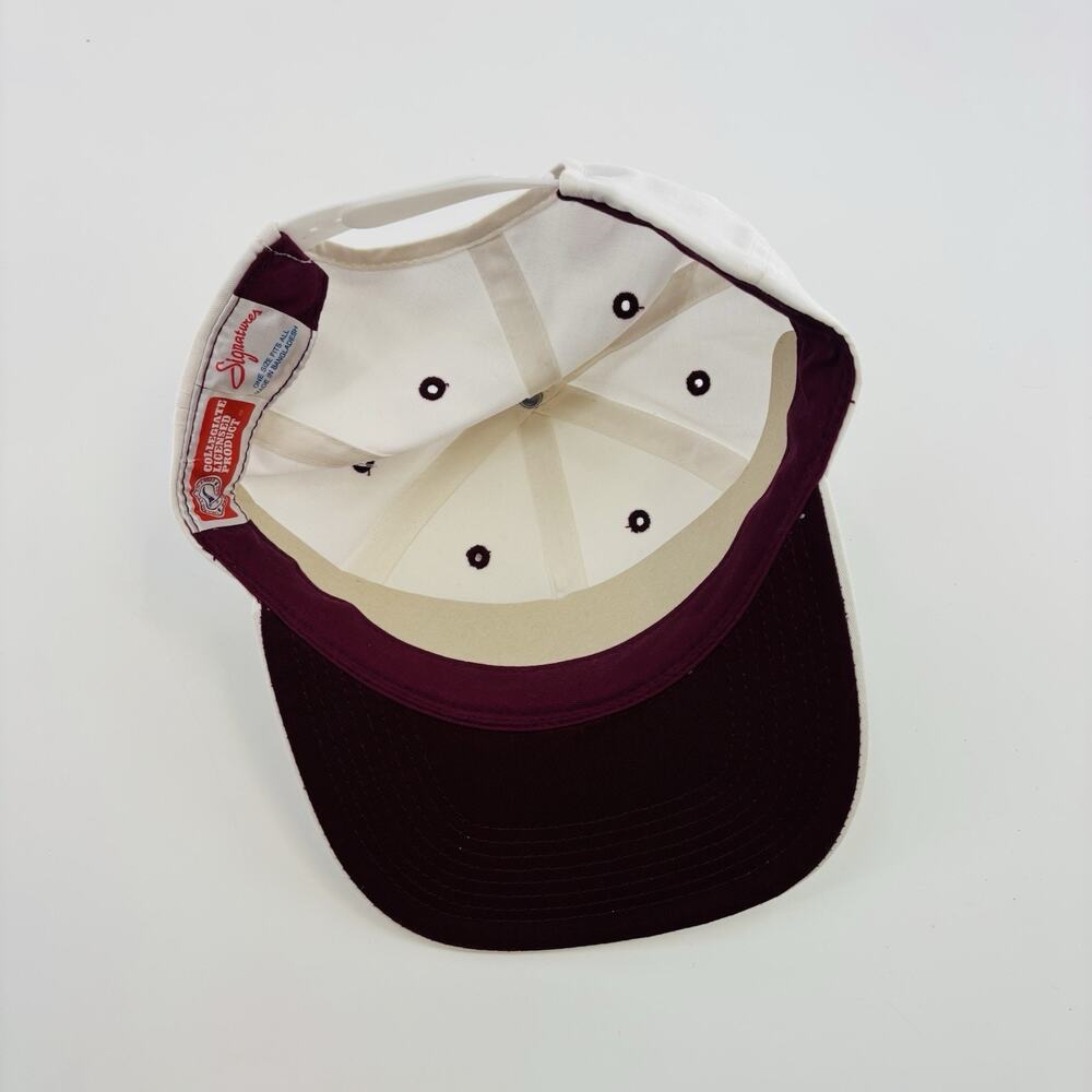 Vintage Minnesota Gophers Hat Cap SnapBack Mn White NCAA College Hockey - Picture 6 of 7